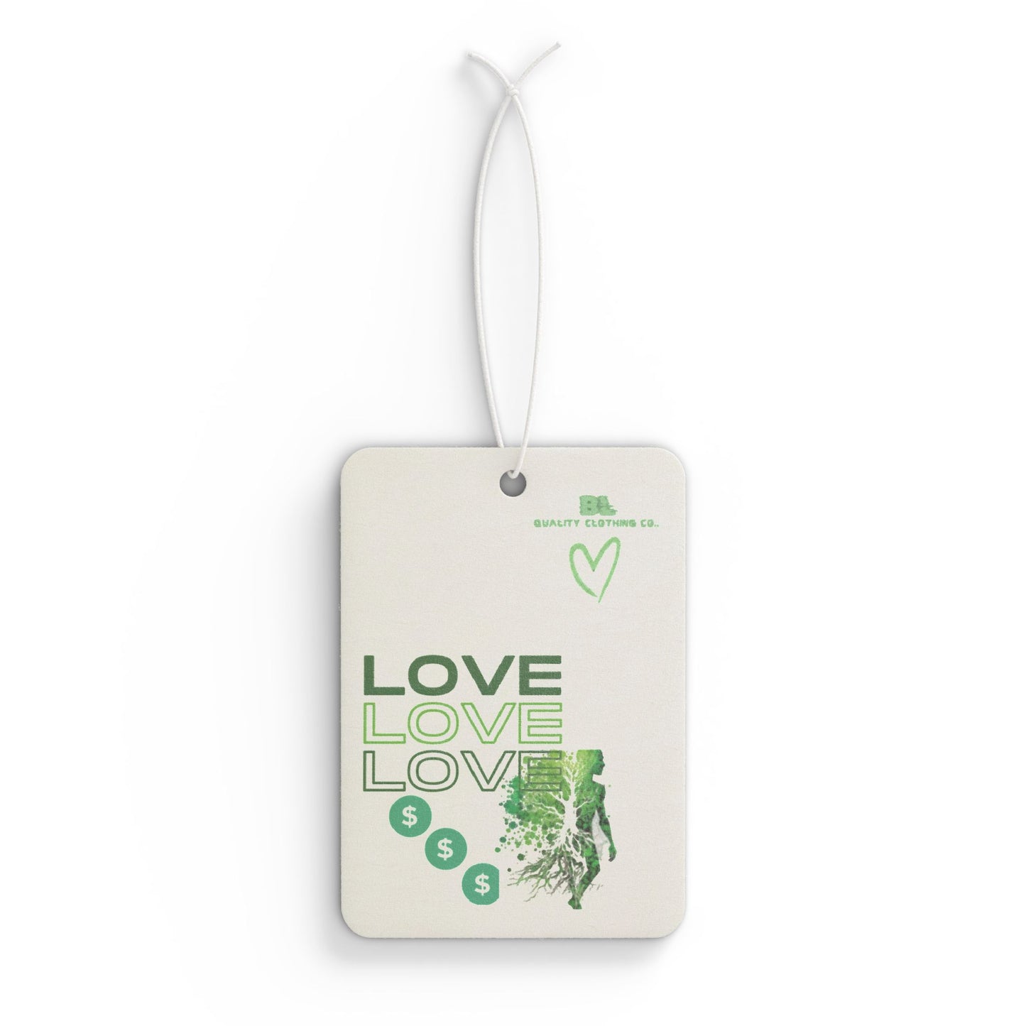 Car Air Freshener - Money Blessings Abundance Design