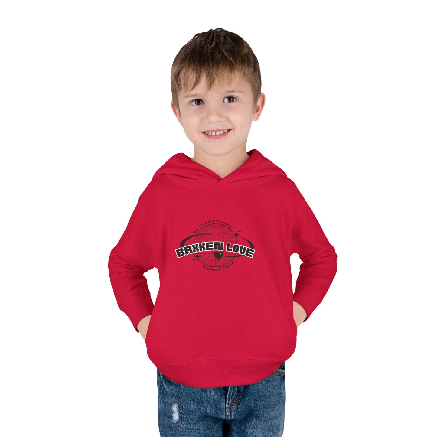 Toddler Fleece Hoodie - Astronaut Theme with Inspirational Quote