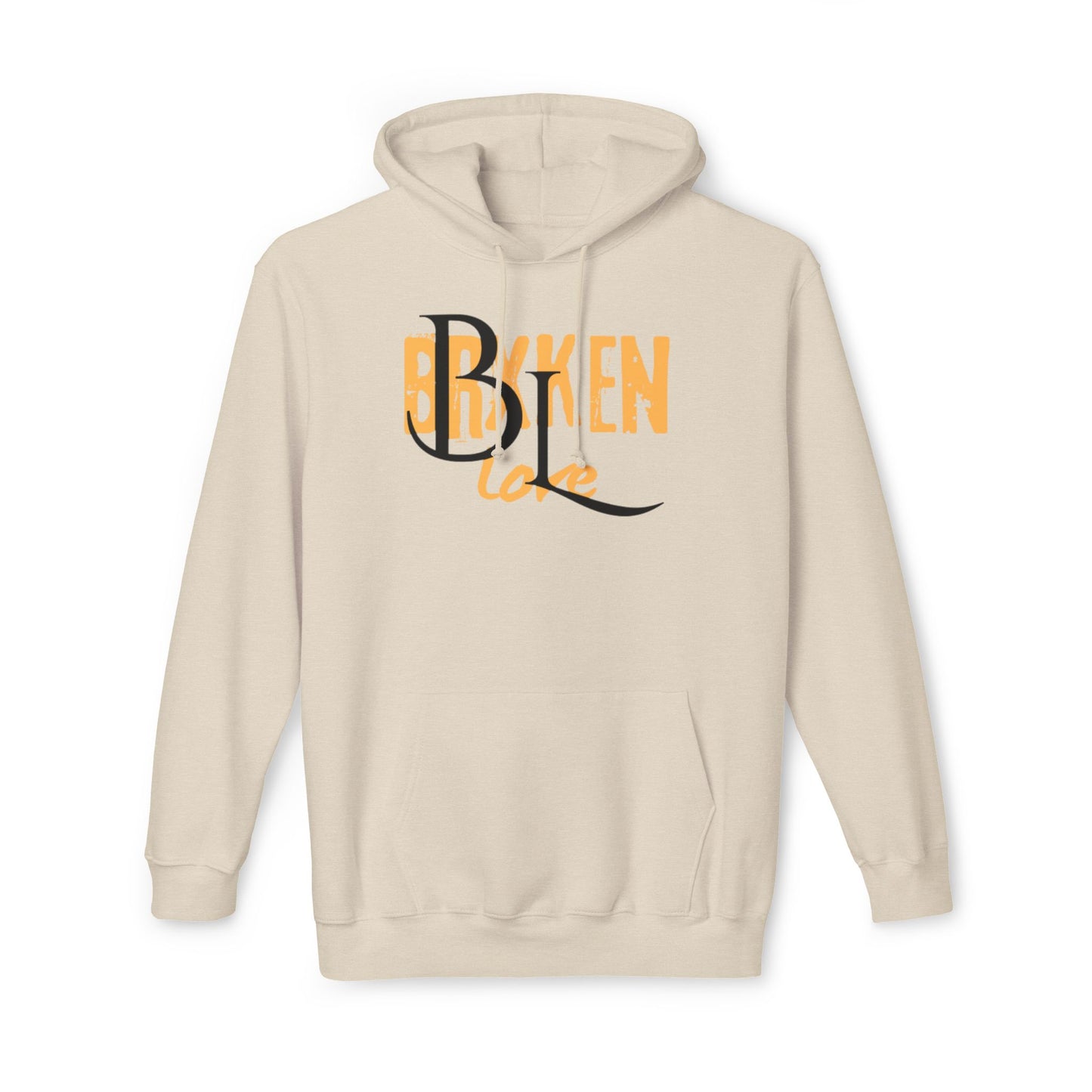 Broken Love Unisex Hooded Sweatshirt - Stylish and Edgy Design for Casual Wear