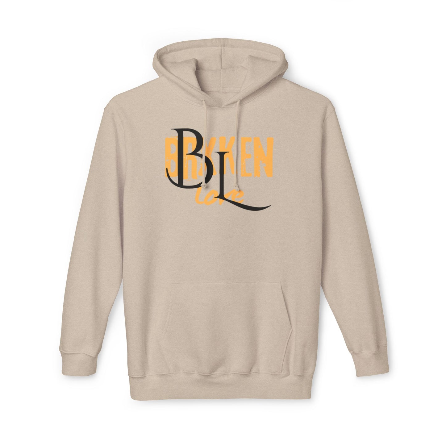 Broken Love Unisex Hooded Sweatshirt - Stylish and Edgy Design for Casual Wear