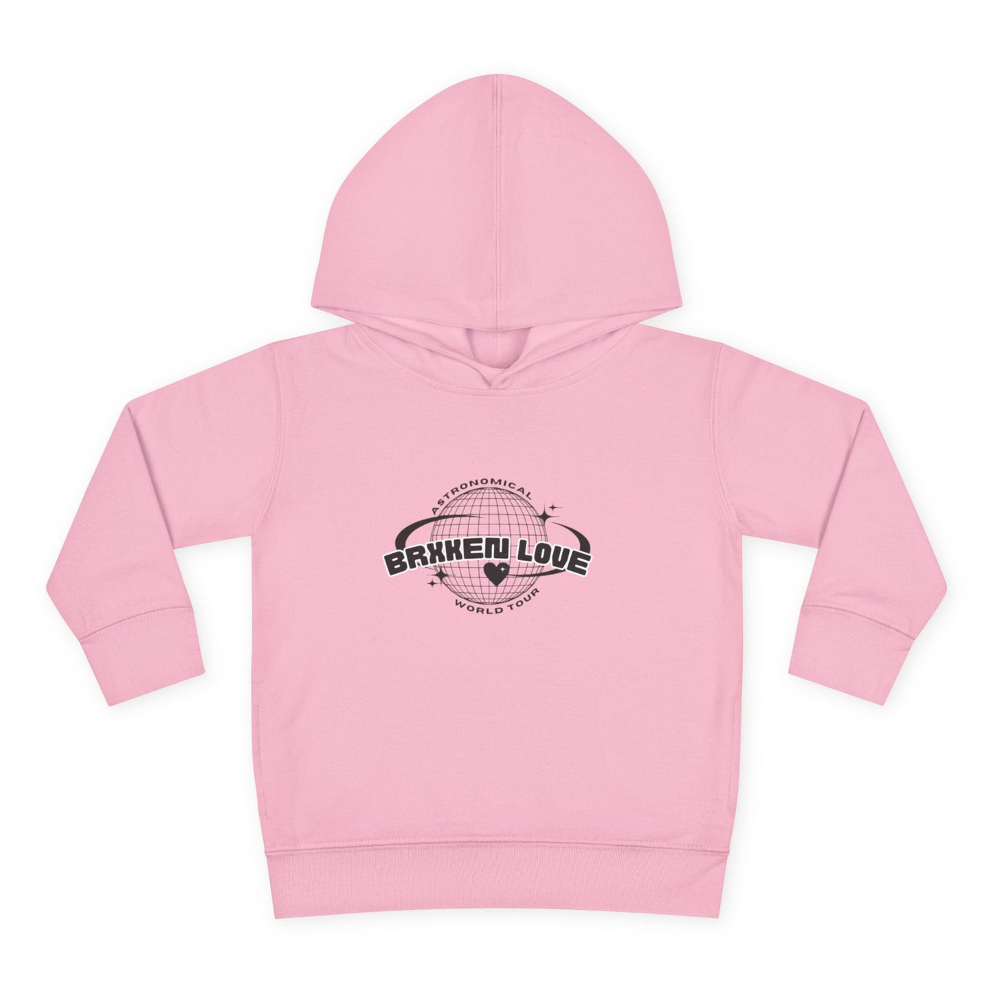 Toddler Fleece Hoodie - Astronaut Theme with Inspirational Quote