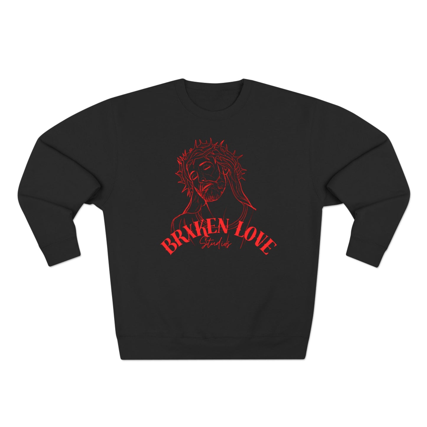 Unisex Crewneck Sweatshirt - Broken Love Graphic