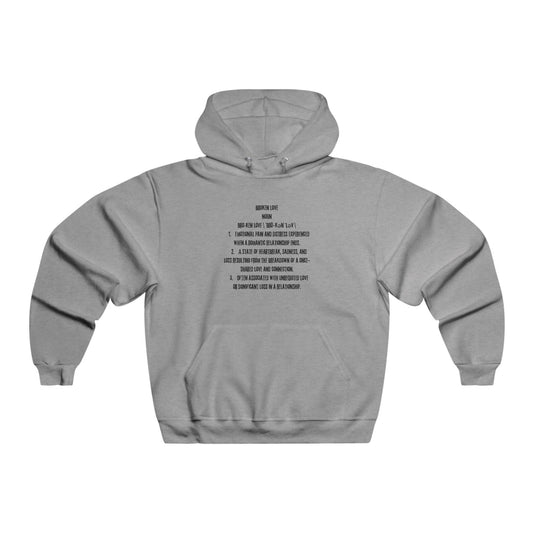 Men's NUBLEND® Hooded Sweatshirt - Love Is War Skull Design