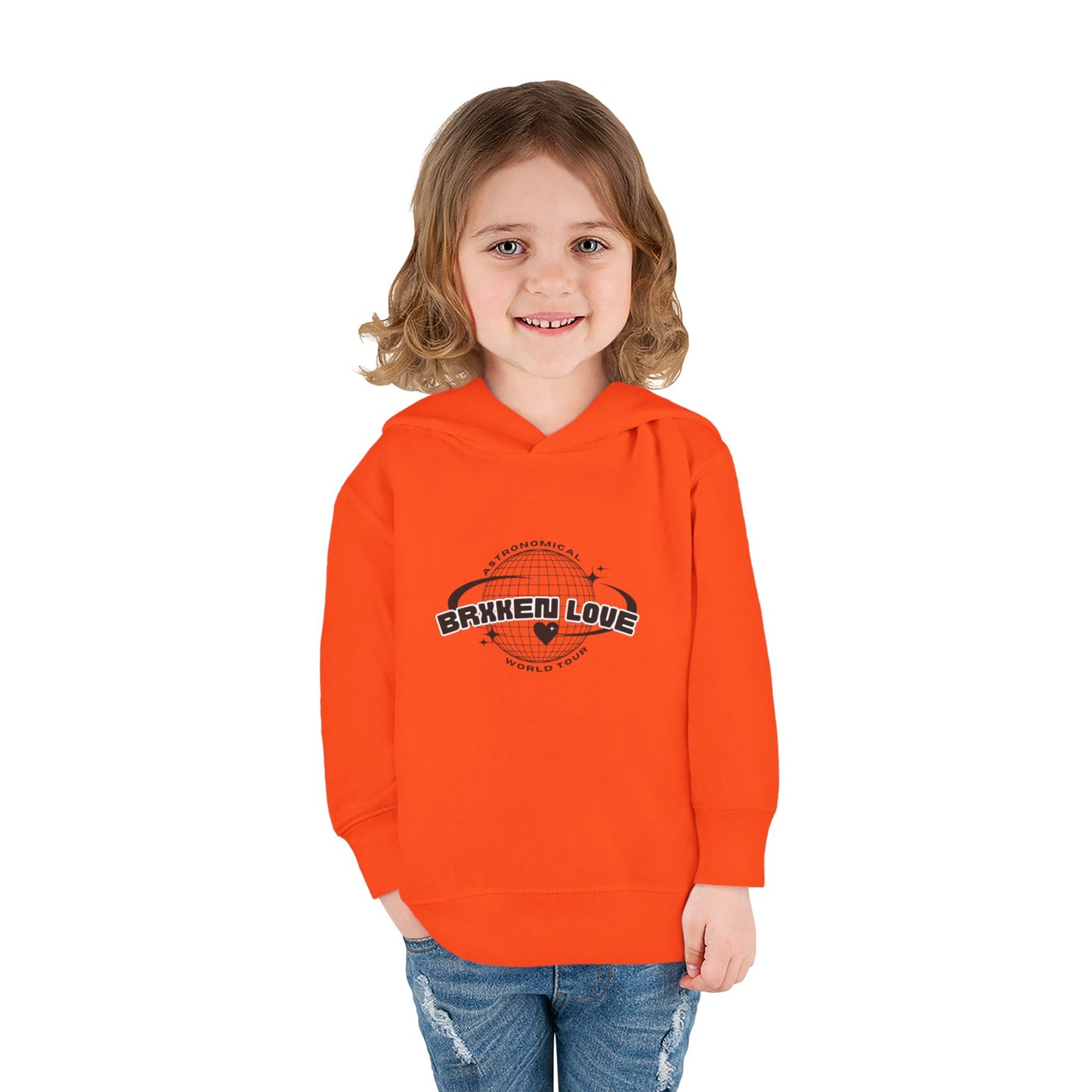 Toddler Fleece Hoodie - Astronaut Theme with Inspirational Quote