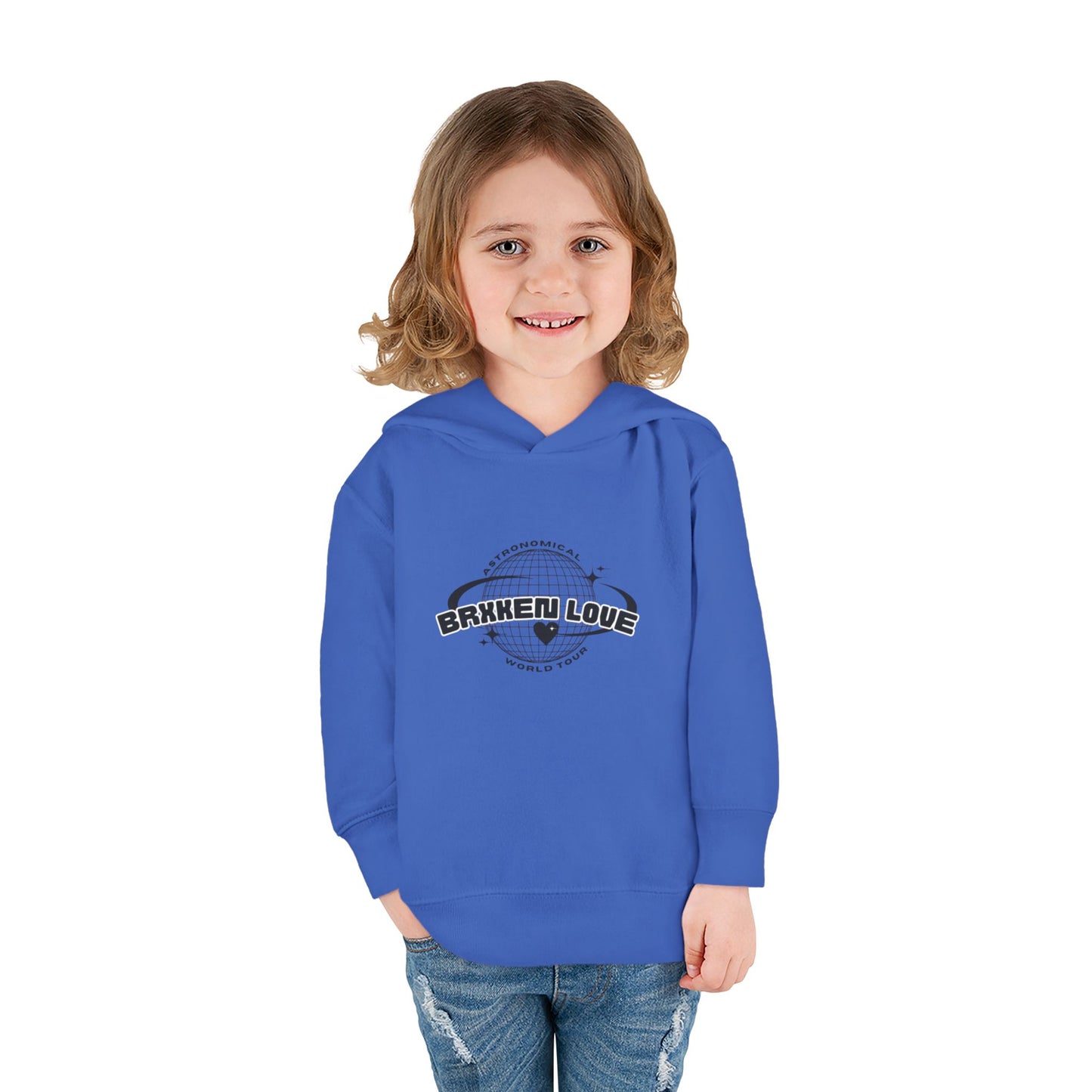 Toddler Fleece Hoodie - Astronaut Theme with Inspirational Quote