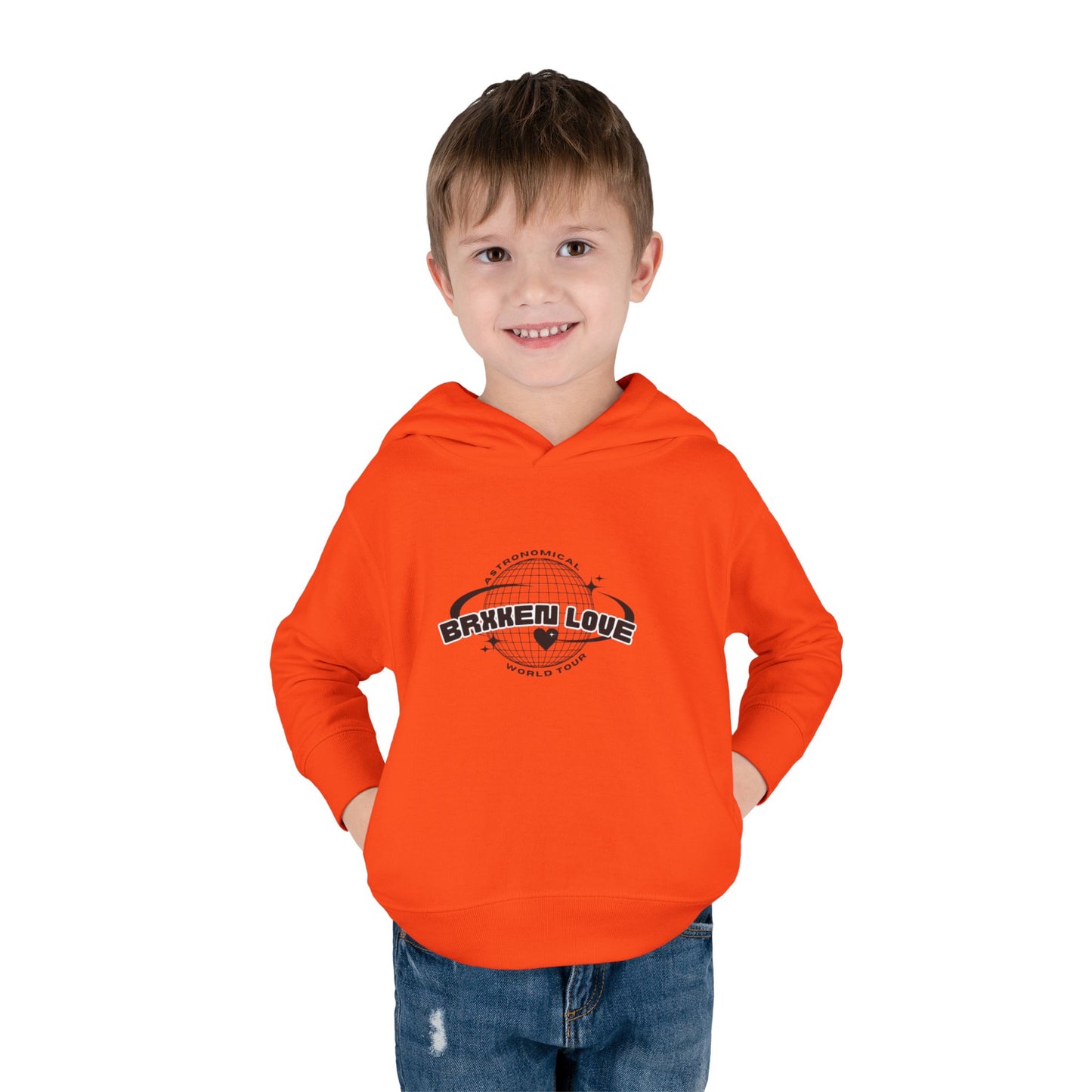 Toddler Fleece Hoodie - Astronaut Theme with Inspirational Quote
