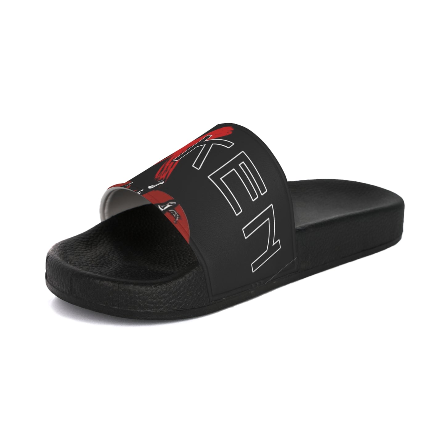 Stylish Men's Slide Sandals with Bold Love Design | Comfortable Summer Footwear