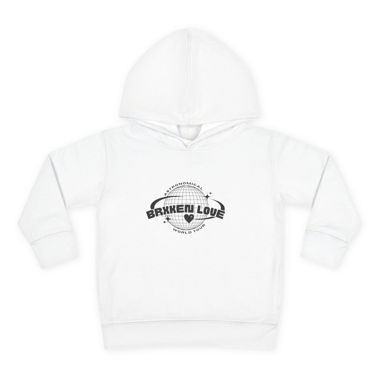 Toddler Fleece Hoodie - Astronaut Theme with Inspirational Quote