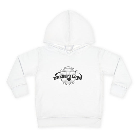 Toddler Fleece Hoodie - Astronaut Theme with Inspirational Quote