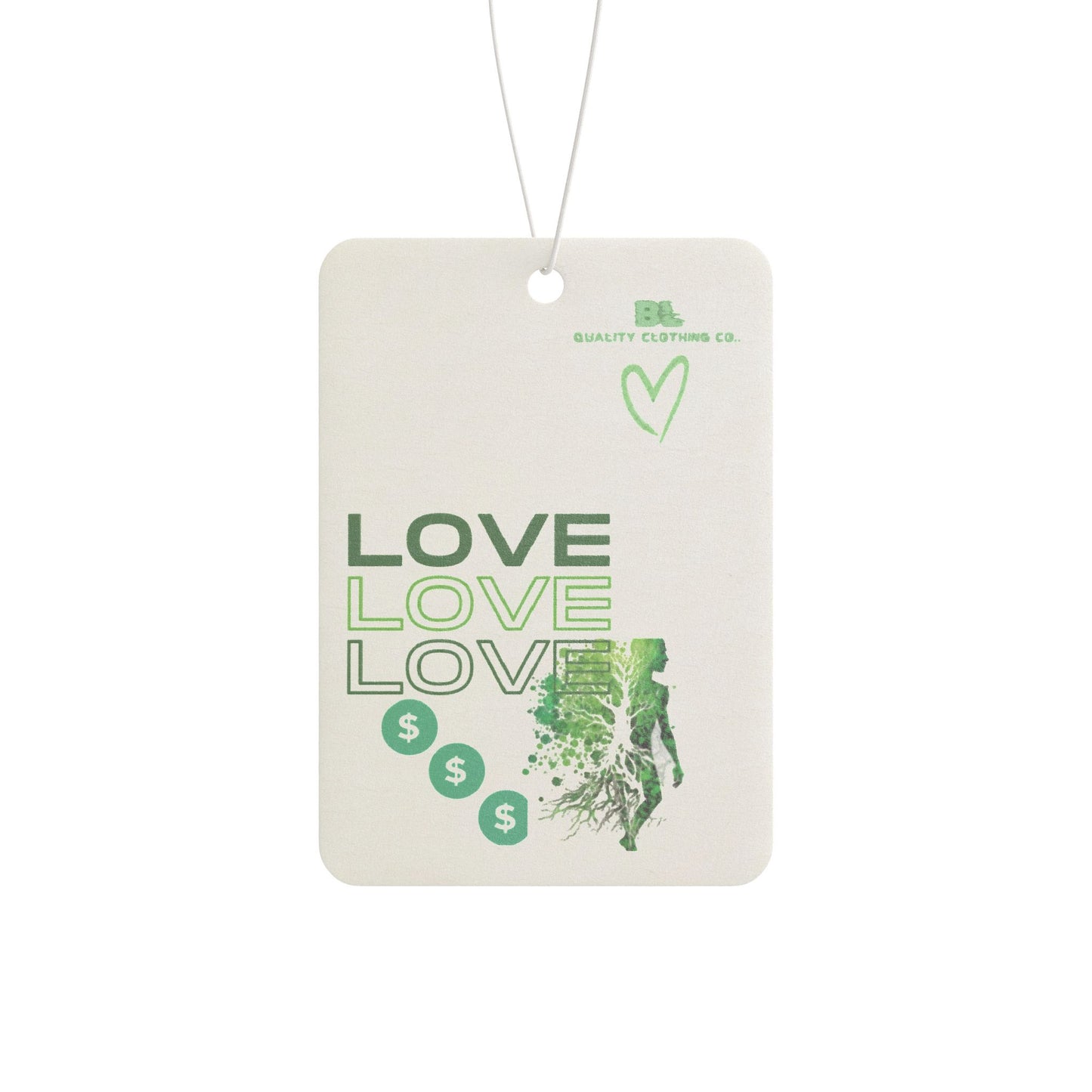 Car Air Freshener - Money Blessings Abundance Design