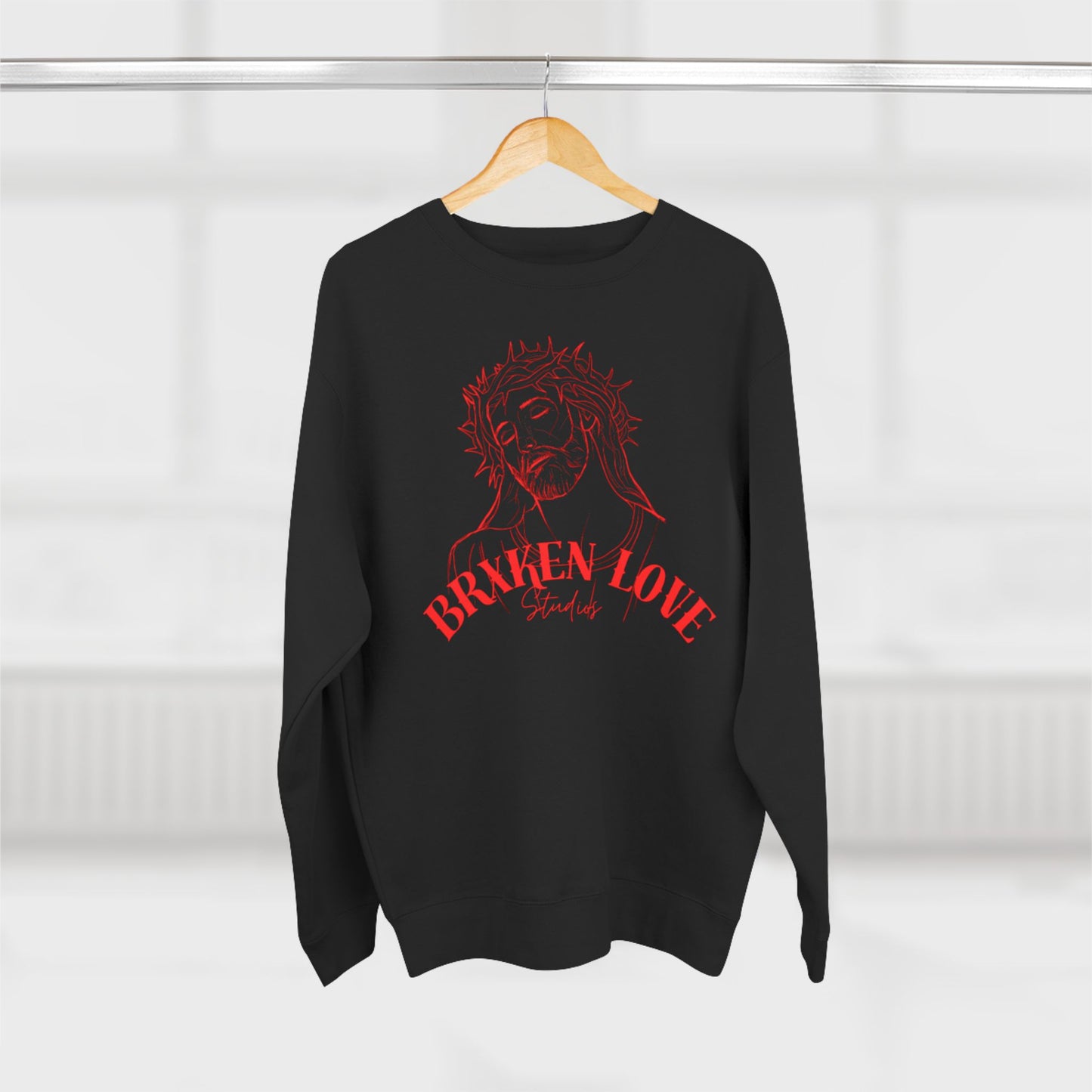 Unisex Crewneck Sweatshirt - Broken Love Graphic
