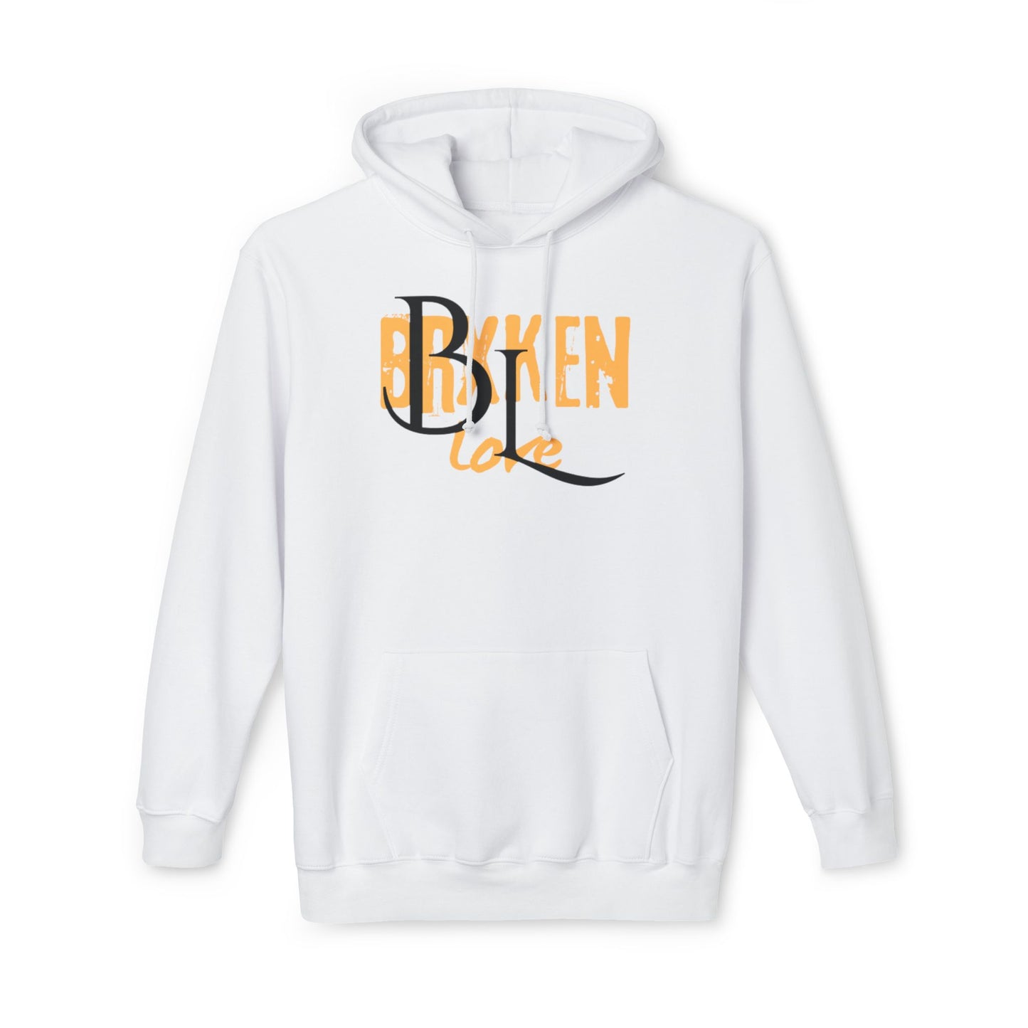 Broken Love Unisex Hooded Sweatshirt - Stylish and Edgy Design for Casual Wear